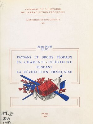 cover image of Paysans et droits féodaux en Charente-Inférieure pendant la Révolution française